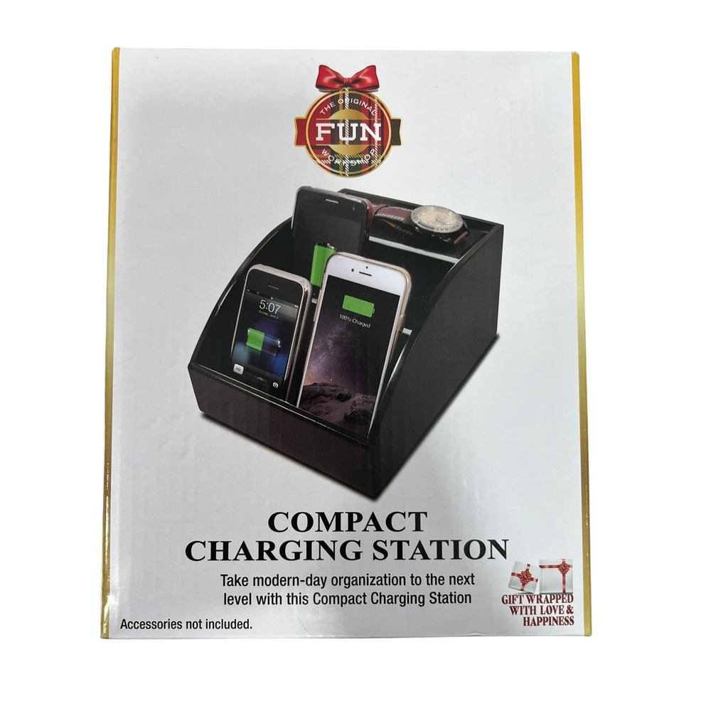 Compact Charging and Organization Station Original Fun Workshop NEW
